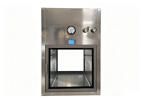 Pharmaceutical cleanroom pass box for material transfer