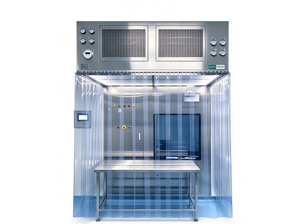 Laminar flow system for localized clean air protection