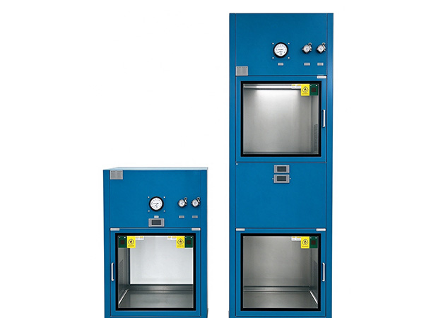 Static and dynamic cleanroom pass box