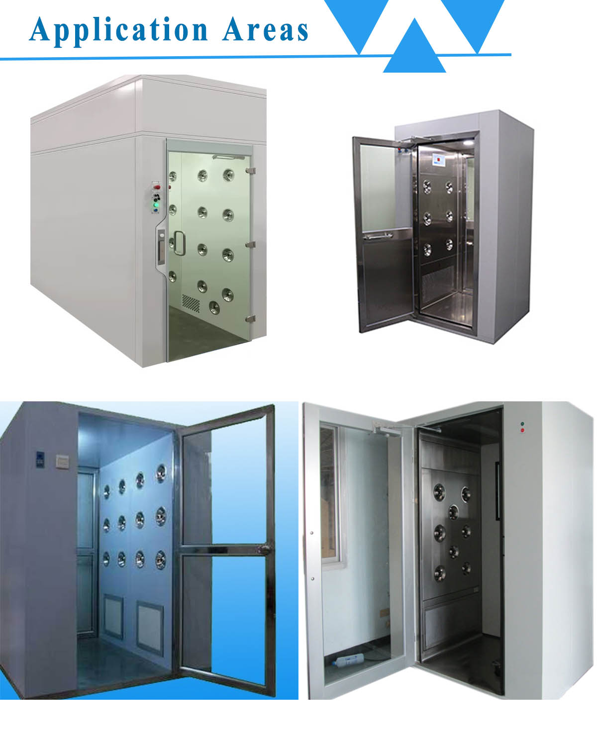 Clean Room Air Shower Single Person for Pharmaceutical Industry