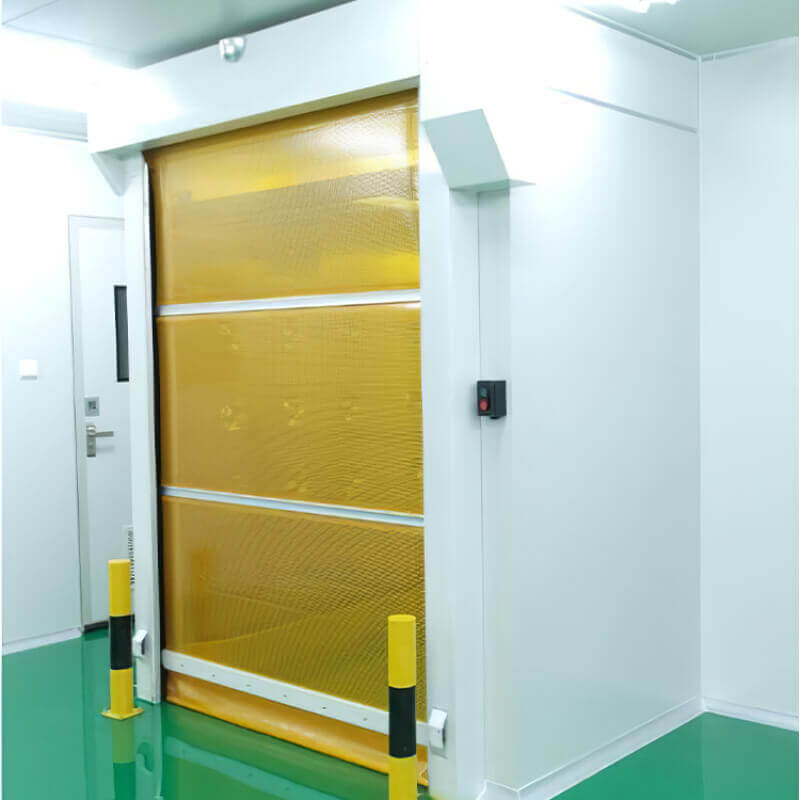 Fast rolling door industrial air shower for clean room