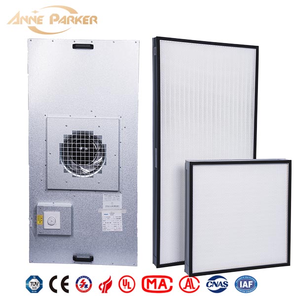 unidad de filtro de ventilador de sala limpia filtro de sala limpia