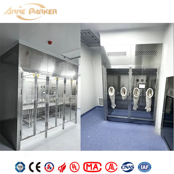 Negative pressure Weighing Room in Pharma cleanroom project 